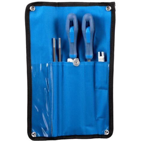 PFERD Kettensägenschärf-Set 5,16 mm 13/64 für Kettenteilung 3/8 in Rolltasche