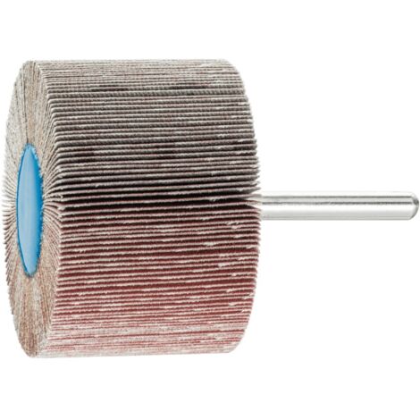 PFERD Korund Fächerschleifer F Ø 60x40mm Schaft-Ø 6 mm A240 für Feinschliff und Finish