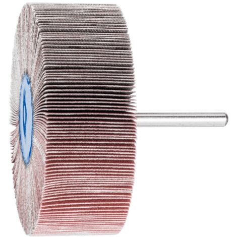 PFERD Korund Fächerschleifer F Ø 80x30mm Schaft-Ø 6 mm A320 für Feinschliff und Finish