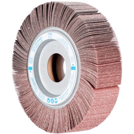 PFERD Lamellenschleifrad FR Ø 200x50mm Bohrung Ø 44,0mm A80 für universelle Anwendung