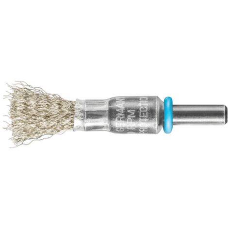 PFERD Pinselbürste ungezopft PBU Ø10mm Schaft-Ø6 mm Edelstahl-Draht-Ø0,20
