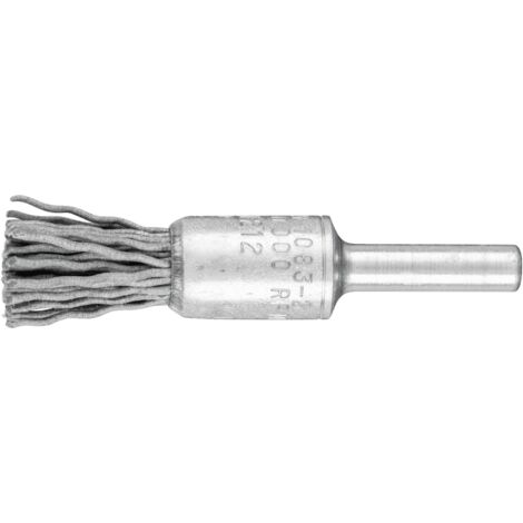 PFERD Pinselbürste ungezopft PBU Ø13 mm Schaft-Ø6 mm SiC-Filament-Ø0,90 Korn 180