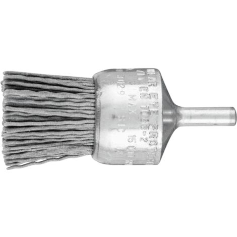 PFERD Pinselbürste ungezopft PBU Ø30mm Schaft-Ø6 mm SiC-Filament-Ø0,90 Korn 180
