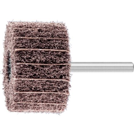 PFERD POLINOX Vlies-Schleifstift PNZ Ø 50x30mm Schaft-Ø 6 mm A100 für Feinschliff und Finish