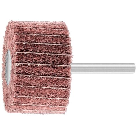 PFERD POLINOX Vlies-Schleifstift PNZ Ø 50x30mm Schaft-Ø 6 mm A180 für Feinschliff und Finish