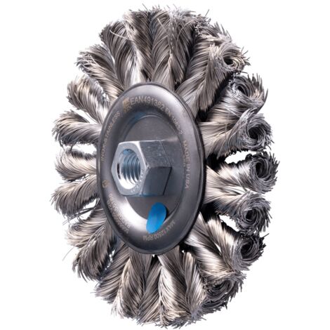 PFERD POS COMBITWIST Rundbürste gezopft RBG HD Ø 125x12 mm M14 Edelstahl-Draht-Ø 0,35mm Winkelschleifer