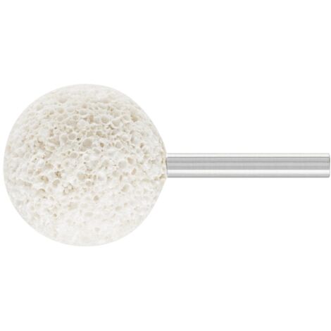 PFERD RUBBER Schleifstift Kugel Ø 40x40mm Schaft-Ø 6 mm AH2 für Gummi