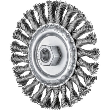 PFERD Rundbürste gezopft RBG Ø 115 x 12 mm M14 Stahl-Draht-Ø 0,50 für Winkelschleifer  43312002 1 St