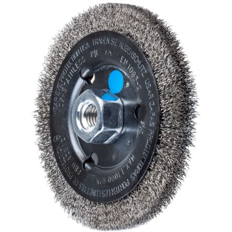 PFERD Rundbürste ungezopft RBU Ø 125 x 12 mm M14 Edelstahl-Draht-Ø 0,30 für Winkelschleifer  4350230