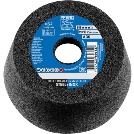 PFERD Schleiftopf ETT SG STEELOX 110 / 55 mm P 36 - 63418226