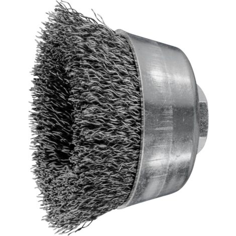 PFERD Spazzola a tazza NON zopft A CAVALLO 60 x 20 mm spessore filo 0,3 mm Con filettatura M14 43468902 1 pz.