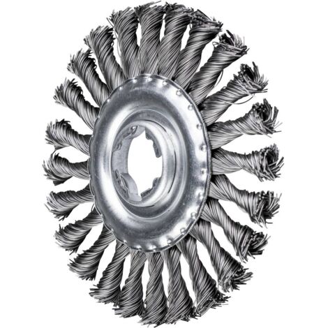 Spazzola Rotonda PFERD X-LOCK Per Smerigliatrici - 125mm Con Filo Acciaio 0,50mm - Foto 5