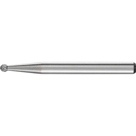 PFERD TOOLS 21211033 Punta fresatrice Metallo temprato sfera Lunghezza 33 mm Dimensione, Ø 2 mm Lunghezza operativa 1.5