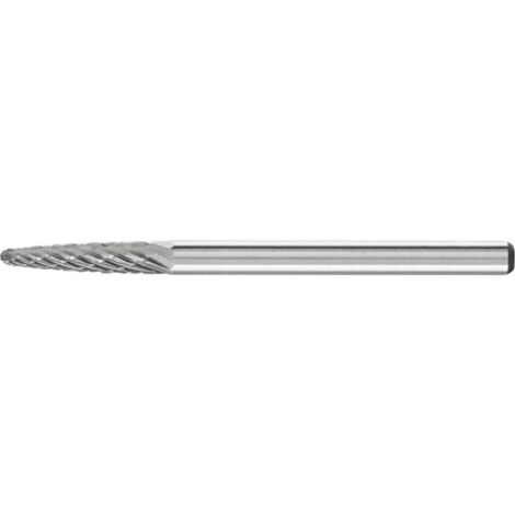 PFERD TOOLS 21218133 Fraise sur tige Carbure de tungstène arc en plein cintre Longueur 43 mm Dimension produit, Ø 3 mm