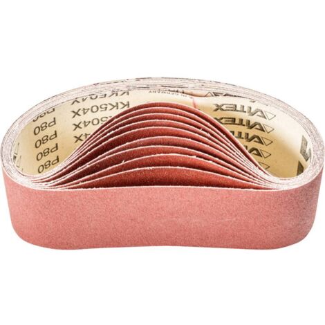 PFERD TOOLS BA 75/533 X A 80 45001108 Carta abrasiva a nastro Dimensione dei grani 80 (L x L) 533 mm x 75 mm 10 pz.