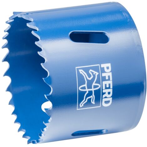 PFERD TOOLS Bi-Metall Lochsäge Co8/M42 Ø 54 mm Schnitttiefe 31 mm für Stahl, Edelstahl, Blech, Holz