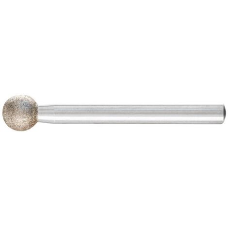 PFERD TOOLS CBN-Schleifstift Kugel Ø 10,0mm Schaft-Ø 6 mm B126 (mittel) zum Gravieren und Entgraten