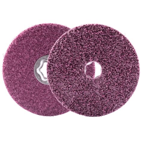 PFERD TOOLS COMBICLICK harte Vliesronde CC Ø 125 mm A180M für Feinschliff und Finish mit Winkelschleifer (2) 2 Stk