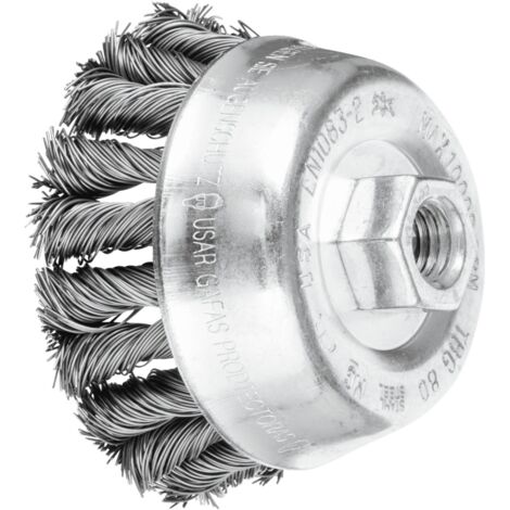 PFERD TOOLS COMBITWIST Topfbürste gezopft TBG Ø 80mm M14 Stahl-Draht-Ø 0,50mm Winkelschleifer (1)