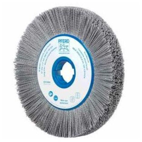 PFERD TOOLS COMPOSITE FLEX Rundbürste RBUP Ø 300x25x50,8 mm Bohrung SiC-Filament-Ø 1,10mm Korn 120 stationär