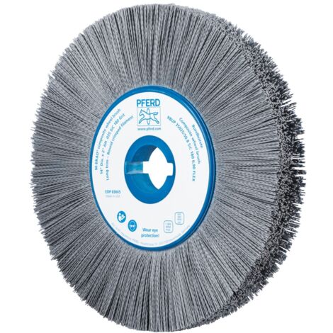 PFERD TOOLS COMPOSITE FLEX Rundbürste RBUP Ø 350x25x50,8 mm Bohrung SiC-Filament-Ø 0,90mm Korn 180 stationär