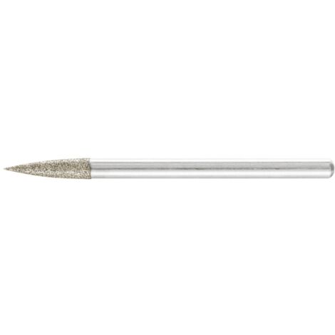 PFERD TOOLS Dia.-Schleifst. Spitzbog. Ø3x13 mm SchaftØ3 mm D126 (mit.) z. Gravur/Schleifen kl. Öffnungen