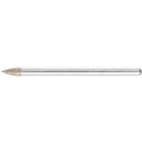 PFERD TOOLS Dia.-Schleifst. Spitzbog. Ø3x7 mm SchaftØ3 mm D126 (mit.) z. Gravur/Schleifen kl. Öffnungen