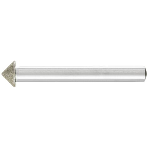 PFERD TOOLS Dia.-Schleifst. Spitzkegel Ø10x90° SchaftØ6 mm D126 (mit.) zum Anfasen/Entgraten/Senken