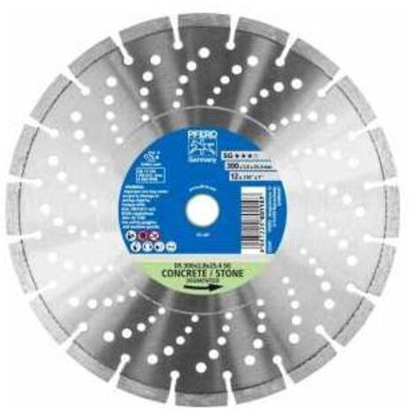 PFERD TOOLS Diamant-Trennscheibe DS 300x2,8x25,4 mm SG für schnelles Trennen von Stein und Beton