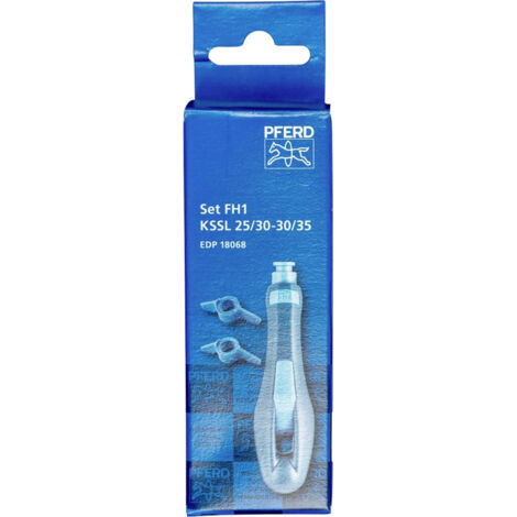 PFERD TOOLS Ergonomie-Feilenheft FH1-Set mit Schärflehren 25/30-30/35° für Kettensägefeile Ø 4,0-5,5 mm