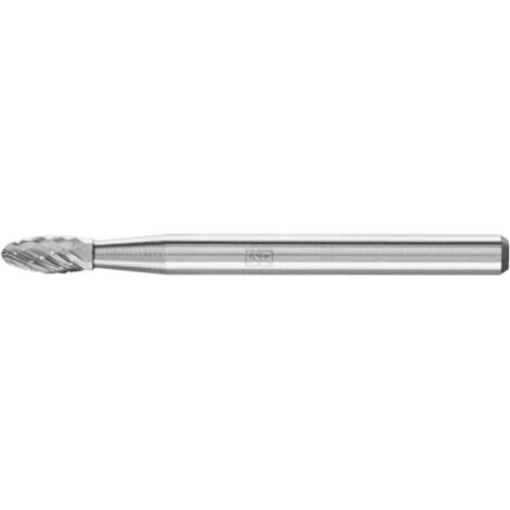 PFERD TOOLS Hartmetall Frässtift Flamme B Ø 03x07 mm Schaft-Ø 3 mm Z3P universal mittel kreuzverzahnt
