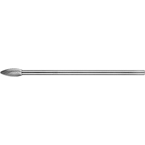 PFERD TOOLS Hartmetall Frässtift Flamme B Ø 10x25 mm Schaft-Ø 6x150mm Z3P universal mittel kreuzverzahnt