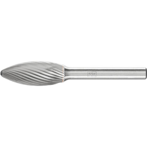 PFERD TOOLS Hartmetall Frässtift Flamme B Ø 12x30mm Schaft-Ø 6 mm Z3 universal mittel