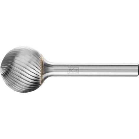 PFERD TOOLS Hartmetall Frässtift Kugel KUD Ø 20x18 mm Schaft-Ø 6 mm Z3 universal mittel
