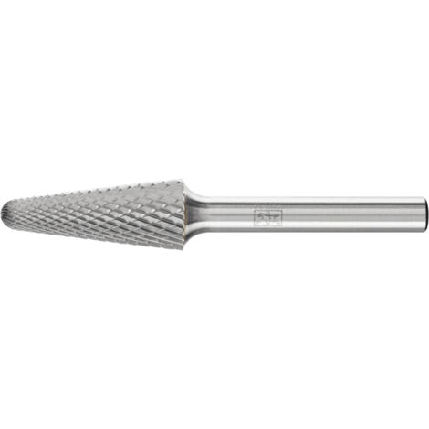 PFERD TOOLS Hartmetall Frässtift Rundkegel KEL Ø 12x30mm Schaft-Ø 6 mm Z4 universal mittel fein