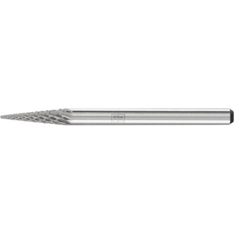 PFERD TOOLS Hartmetall Frässtift Spitzkegel SKM Ø 03x11 mm Schaft-Ø 3 mm Z4 universal mittel fein
