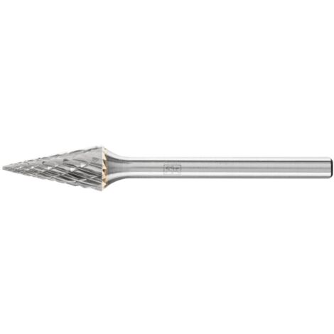 PFERD TOOLS Hartmetall Frässtift Spitzkegel SKM Ø 06x13 mm Schaft-Ø 3 mm Z3P universal mittel kreuzverzahnt