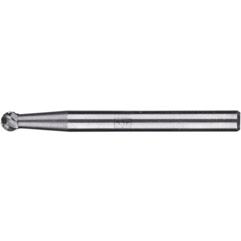 PFERD TOOLS Hartmetall Hochleistungsfrässtift ALLROUND Kugel KUD Ø03x02 mm Schaft-Ø 3 mm universal grob