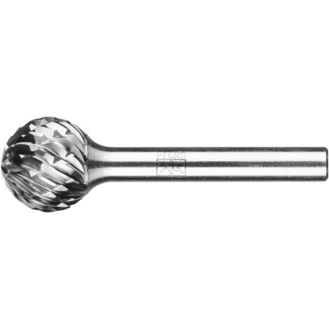 PFERD TOOLS Hartmetall Hochleistungsfrässtift ALLROUND Kugel KUD Ø 16x14 mm Schaft-Ø 6 mm universal grob