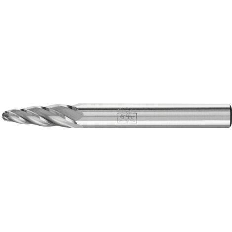 PFERD TOOLS Hartmetall Hochleistungsfrässtift ALU Rundbogen RBF Ø 06x18mm Schaft-Ø 6mm für Alu/NE Metalle
