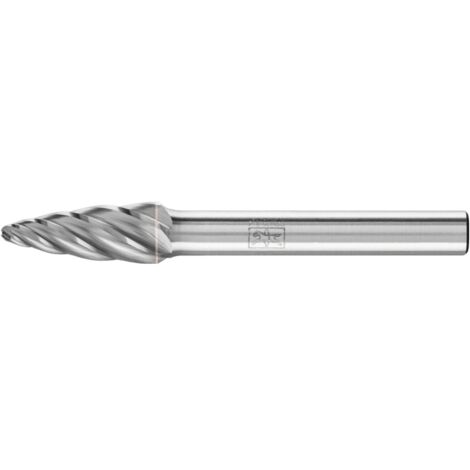 PFERD TOOLS Hartmetall Hochleistungsfrässtift ALU Rundbogen RBF Ø 12x25mm Schaft-Ø 6mm für Alu/NE Metalle