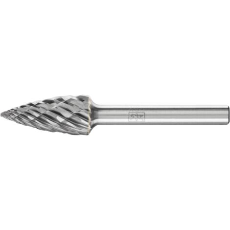 PFERD TOOLS Hartmetall Hochleistungsfrässtift CAST Spitzbogen SPG Ø 12x25 mm Schaft-Ø 6 mm für Gußeisen