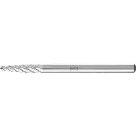 PFERD TOOLS Hartmetall Hochleistungsfrässtift INOX Rundbogen RBF Ø 03x13 mm Schaft-Ø 3 mm für Edelstahl