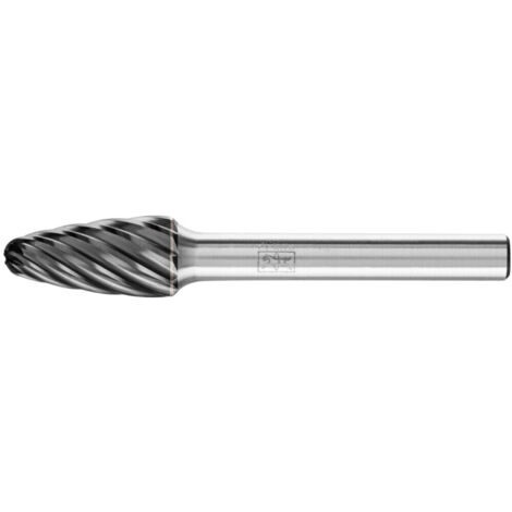PFERD TOOLS Hartmetall Hochleistungsfrässtift INOX Rundbogen RBF Ø 10x20mm Schaft-Ø 6 mm HICOAT Edelstahl