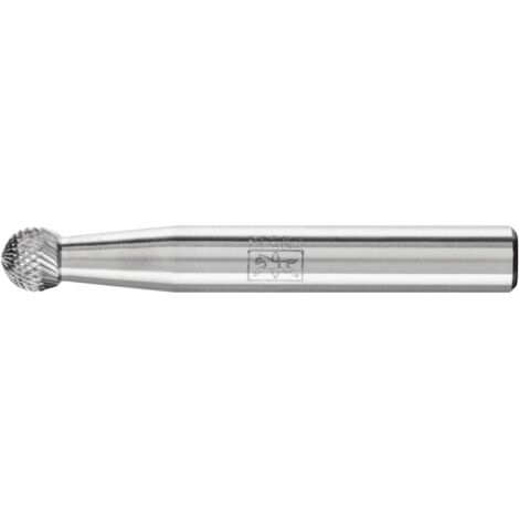 PFERD TOOLS Hartmetall Hochleistungsfrässtift MICRO Kugel KUD Ø 06x05 mm Schaft-Ø 6 mm Feinbearbeitung