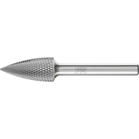 PFERD TOOLS Hartmetall Hochleistungsfrässtift MICRO Spitzbogen SPG Ø 12x25 mm Schaft-Ø 6 mm Feinbearbeitung