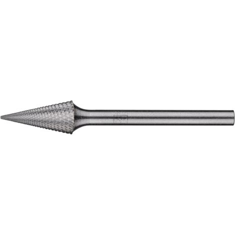 PFERD TOOLS Hartmetall Hochleistungsfrässtift MICRO Spitzkegel SKM Ø 06x13 mm Schaft-Ø 3 mm Feinbearbeitung