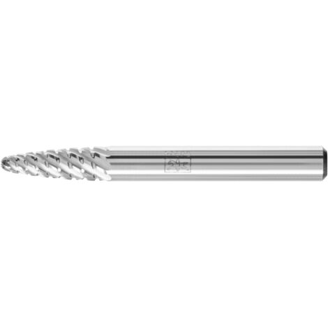 PFERD TOOLS Hartmetall Hochleistungsfrässtift Rundbogen RBF Ø 06x18 mm Schaft-Ø 6 mm TITANIUM für Titan
