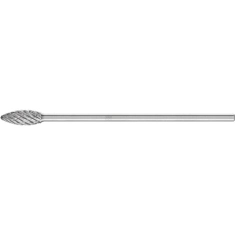 PFERD TOOLS Hartmetall Hochleistungsfrässtift STEEL Flamme B Ø 12x30mm Schaft-Ø 6x150mm für Stahl