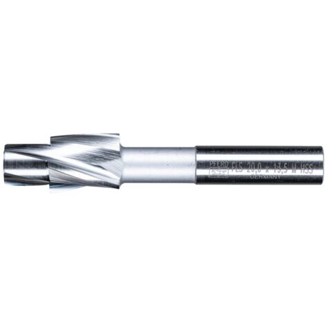 PFERD TOOLS HSS Flachsenker mit Führungszapfen DIN 373 Ø 20,0mm Schaft-Ø 12 mm mittel für Durchgangsloch